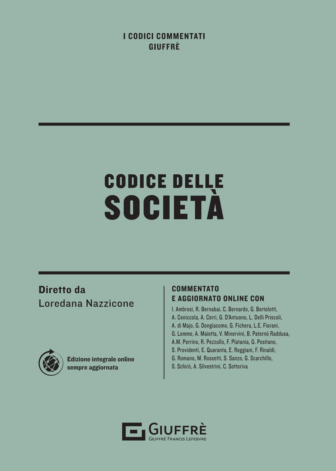 Copertina — Codice delle Società